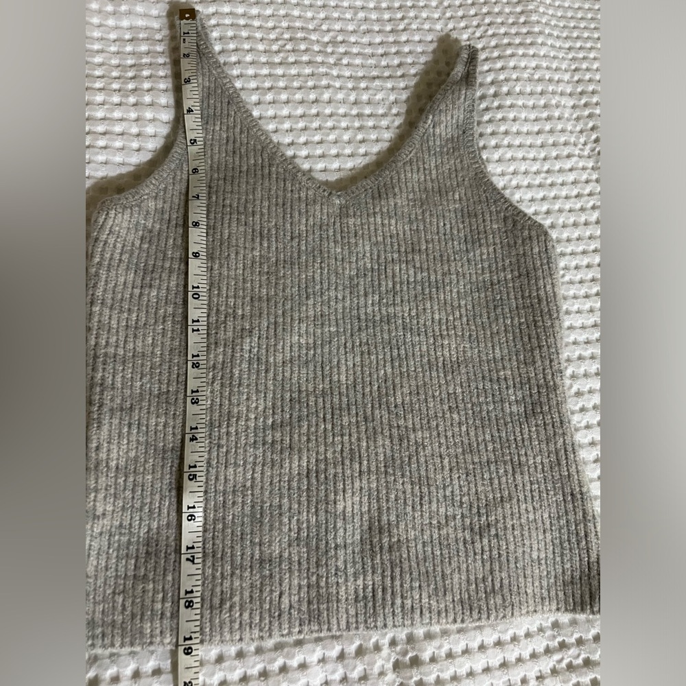 Carbon38 Ribbed V-neck Sweater Top